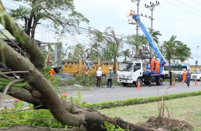 Thông tin cập nhật lúc 15h ngày 10/9/2024 về ảnh hưởng của cơn bão số 3 (Yagi) đến vận hành và cung cấp điện